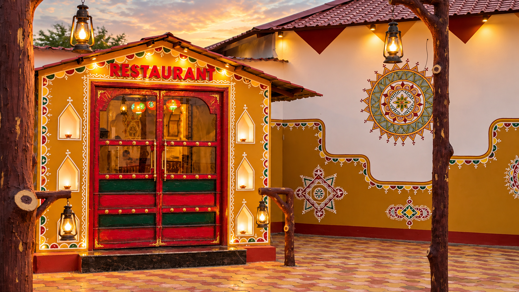 Ghoomar Yatra Dining Ambiance
